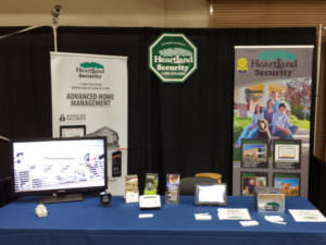 picture of a Heartland Security booth at a home show