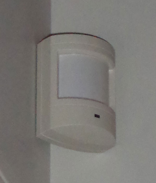 Motion activated shop security system