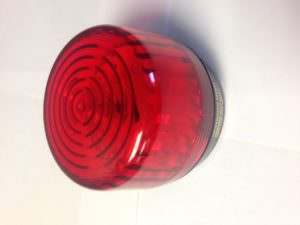 picture of a red strobe light
