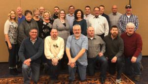 picture of Heartland Security employees from 2017 holiday party